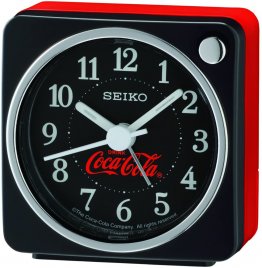 Seiko Coca-Cola Beep Alarm Clock-Black QHE905K