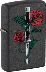 Zippo Rose Dagger Tattoo Design 49778