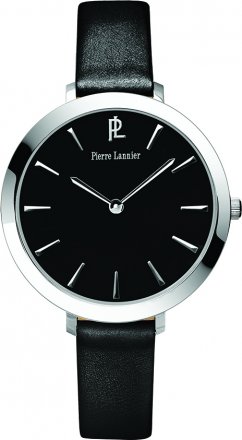 PIERRE LANNIER Ladies Black Leather Strap 011H633