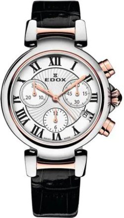Edox LaPassion Chronograph Ladies Watch 10220-357RC-AR
