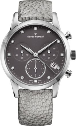 Claude Bernard Classic Chronograph Ladies Watch 10231-3-TAPN1