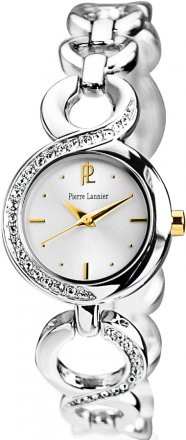 PIERRE LANNIER Ladies Crystals Stainless Steel Bracelet 102M721