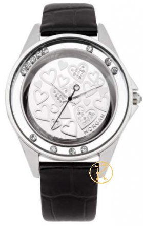 Morgan De Toi Black Leather Strap Watch M1036B