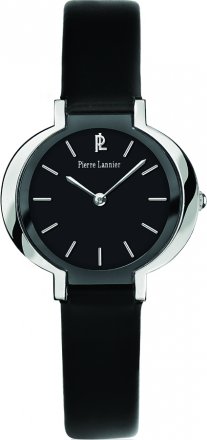 PIERRE LANNIER Ladies Black Leather Strap 138D633