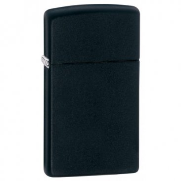 Zippo Black Matte Slim 1618-1