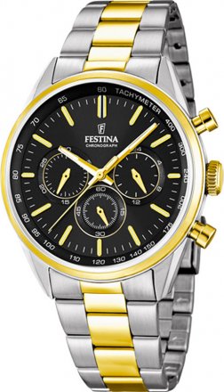 FESTINA Two Tone Stainless Steel Chronograph F16821/4