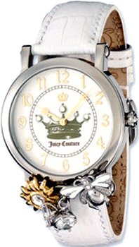 Juicy Couture 'Bumblebee' White Charm Watch 1900452