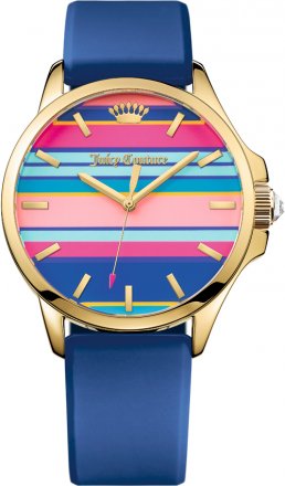 JUICY COUTURE Jetsetter Blue Rubber Strap 1901428