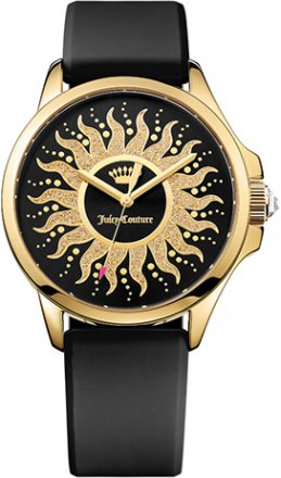 Juicy Couture Jetsetter Black Rubber Strap 1901429