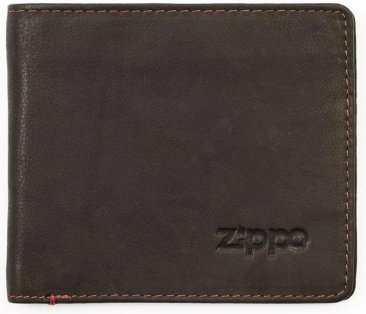 Zippo 2005116 Mocha Bi-Fold δερμάτινο πορτοφόλι