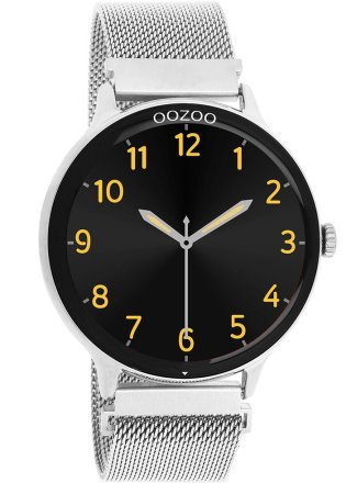 Oozoo Smartwatch Silver Stainless Steel Bracelet Q00135