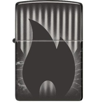 Zippo High PolishBlack Photo Image360° 48738