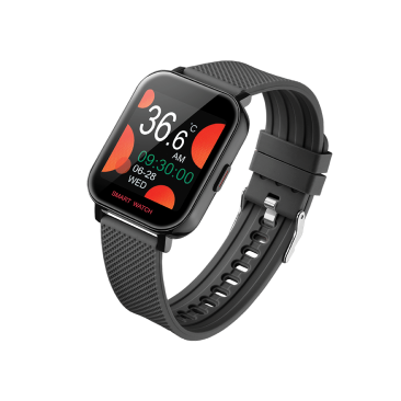 DAS-4 smartwatch SL44 50231 Black Rubber Strap