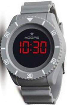 HOOPS Underwater Touch Digital Grey Rubber strap 2479ME05