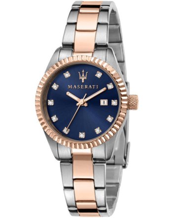 MASERATI Competizione Crystals Two Tone Stainless Steel Bracelet R8853100507