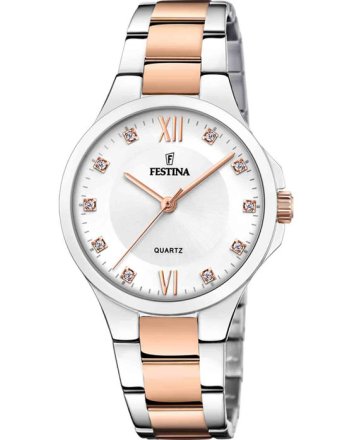 Festina Crystals Two Tone Stainless Steel F20612/1