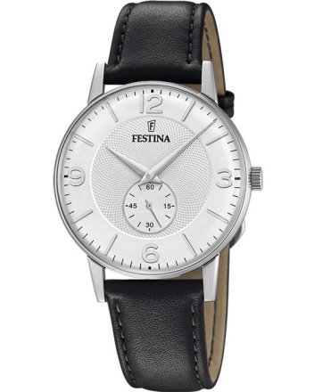 Festina  Black Leather Strap F20566/2