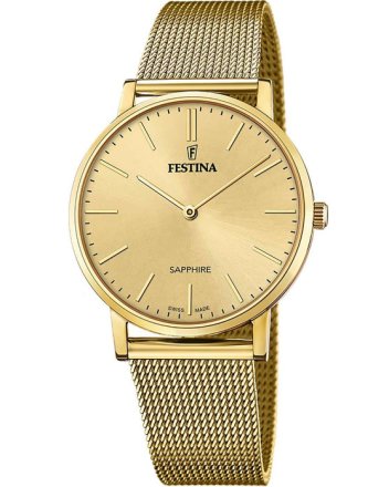 Festina Gold Stainless Steel Bracelet F20022/2