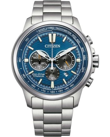 Citizen Eco-Drive Chronograph Silver Titanium Bracelet CA4570-88L