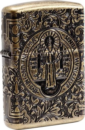 Zippo 29719 St. Benedict Design