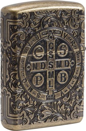 Zippo 29719 St. Benedict Design