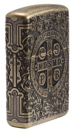 Zippo 29719 St. Benedict Design