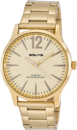 3GUYS Gold Stainless Steel Bracelet 3G62204