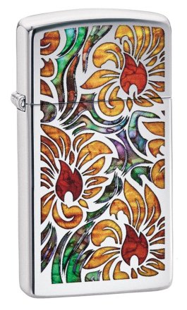 Zippo 29702 Fusion Floral Design