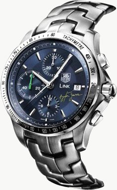 TAG Heuer SENNA Limited Edition Link Chronograph 1/2004 CJF2113.BA0576