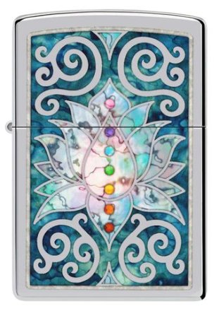 Zippo 48592 Lotus Flower