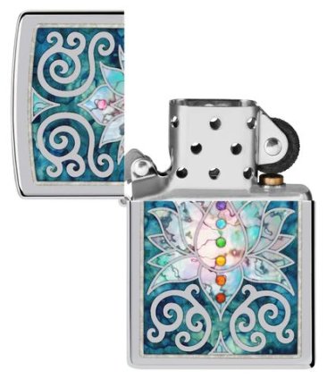 Zippo 48592 Lotus Flower