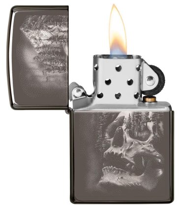 Zippo Skull Mountain Design 49141