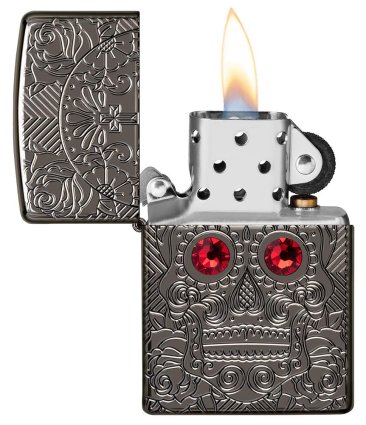 Zippo Armor® Crystal Skull Design 49300