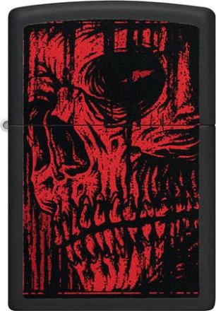 Zippo 49775 Red Skull Design