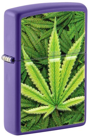 Zippo Cannabis Design 49790