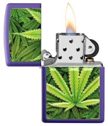 Zippo Cannabis Design 49790