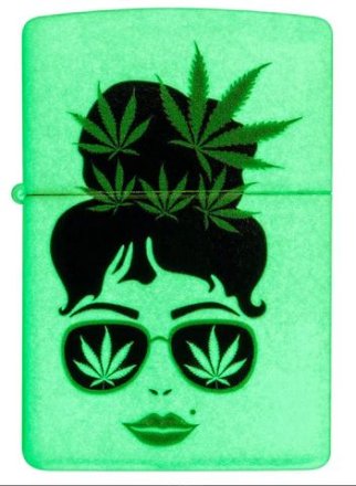 Zippo 49837 Cannabis Design