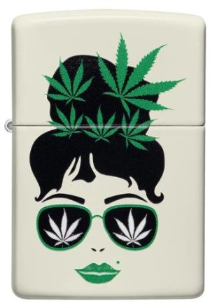 Zippo 49837 Cannabis Design