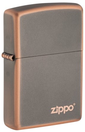 Zippo 49839ZL Rustic Bronze with logo