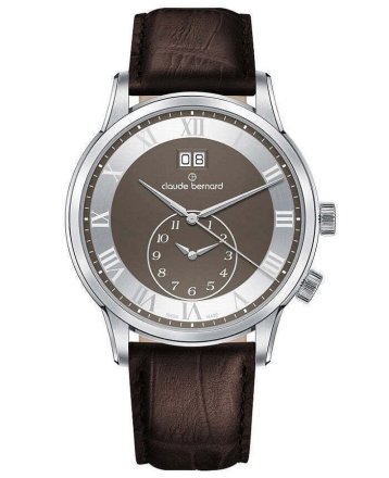 Claude Bernard Classic 2nd Time Zone 62007-3-GRN