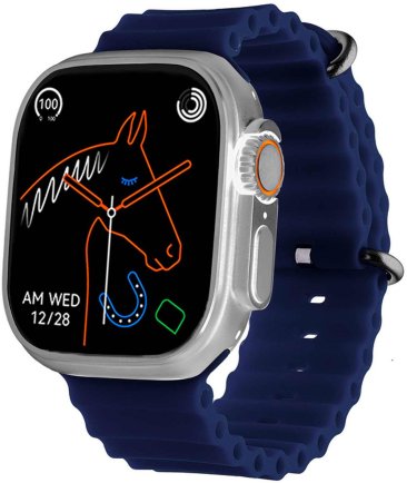 DAS.4 SU09 Smartwatch Blue Silicone Strap 65042