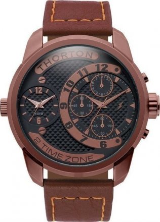 THORTON Vidar Brown Leather Chronograph 9001171