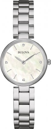 BULOVA Diamonds Mop Stainless Steel Bracelet 96S159