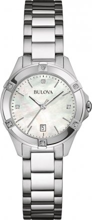 BULOVA Diamonds Stainless Steel Bracelet 96W205