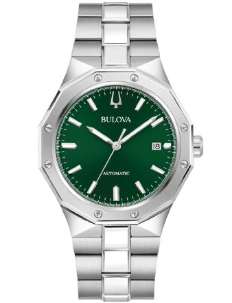 Bulova Classic Automatic Silver Stainless Steel Bracelet 96B464