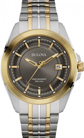 BULOVA Precisionist UHF Two Tone Stainless Steel Bracelet 98B273