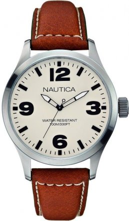 Nautica BFD Brown Leather Strap A12623G