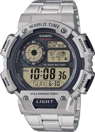 CASIO Collection Stainless Steel Bracelet AE-1400WHD-1AVEF