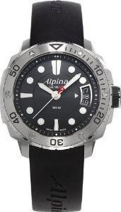 Alpina Extreme Diver Ladies Black Rubber Strap AL-240LB3V6