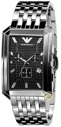 Emporio ARMANI Classic Chronograph Stainless Steel Bracelet AR0474